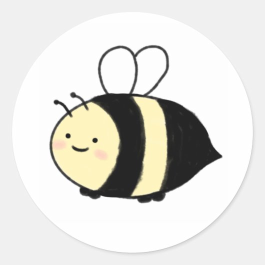 bee sticker (Vorderseite)