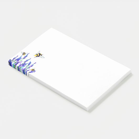 Bee Sticky Notes Spring Post-it Klebezettel (angewinkelt)