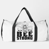 Bee Strong Honeycomb Graphic Duffle Bag (Vorderseite)