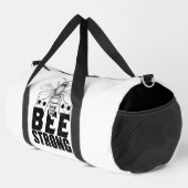 Bee Strong Honeycomb Graphic Duffle Bag (Rechte Ecke)