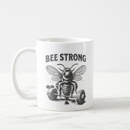 Bee Strong Kaffeetasse (Links)