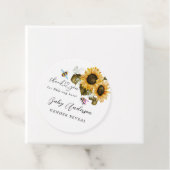Bee Sunflowers Boho Gender Reveal Geschenkanhänger (Beispiel)