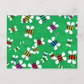 Bee Swarm Postkarte (Vorderseite)