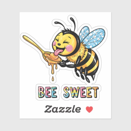 Bee Sweet Sticker (Blatt)