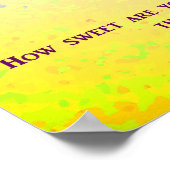 Bee Sweeter als Honey Poster (Ecke)