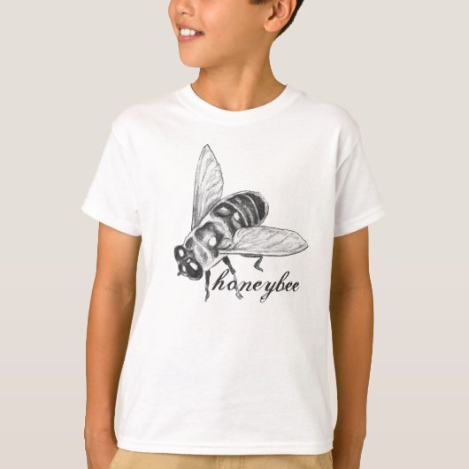Bee T - Shirt Kid's Honeybee Bug Shirt Bug Shirt (Vorderseite)