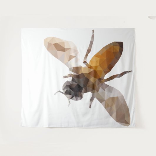 Bee Tapestry Wandteppich (Vorderseite (Horizontal))