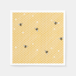 Bee Tea Party Napkin Serviette