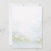 Bee Theme Baby Shower Invitation Einladung (Rückseite)