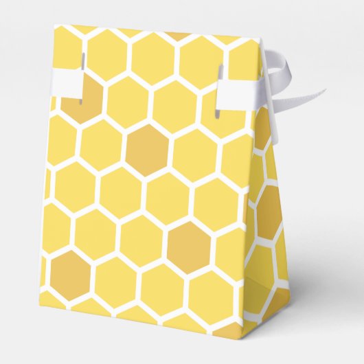 Bee Theme Honeycomb Geschenkschachtel (Rückseite)