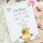 Bee Themed Baby Dusche Einladung