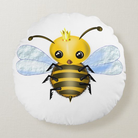 Bee Throw Kissen (Vorderseite)