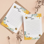 Bee Time Capsule Note Card Dankeskarte