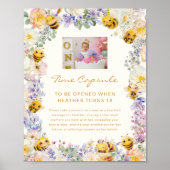Bee Time Capsule Sign Poster (Vorne)