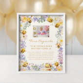 Bee Time Capsule Sign Poster