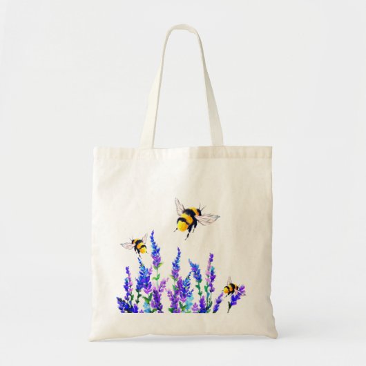 Bee Tote Bag Spring Tragetasche (Vorne)