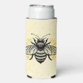 Bee-traordinary schöne Kühlbox Selters Dosenkühler (Seltzer Rückseite)