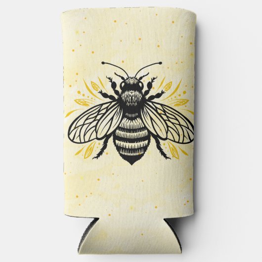 Bee-traordinary schöne Kühlbox Selters Dosenkühler (Vorderseite)