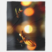 BEE UND ROBOT BEE FLEECEDECKE (Vorderseite)