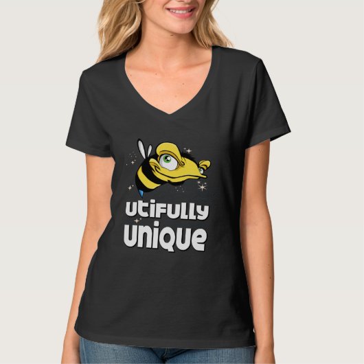 Bee utifully unique  Beekeeper Bee T-Shirt (Vorderseite)