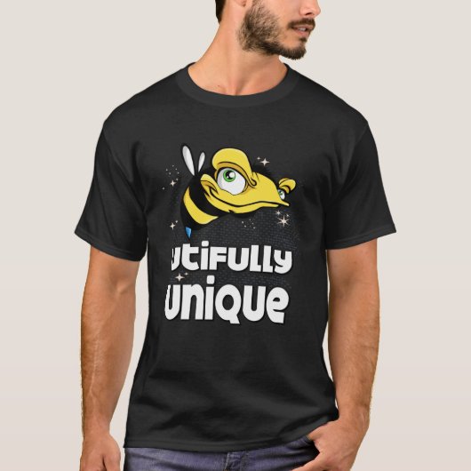 Bee utifully unique  Beekeeper Bee T-Shirt (Vorderseite)
