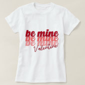 Bee Valentine, Retro Valentine's Day,gift for her T-Shirt (Design vorne)