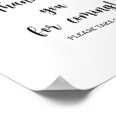 Bee \ Vielen Dank für Ihr Kommen Poster (Ecke)