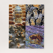 Bee Wall Art Puzzle (Vertikal)