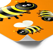 Bee Wallpaper Poster (Ecke)