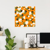 Bee Wallpaper Poster (Heimbüro)