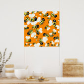Bee Wallpaper Poster (Küche)