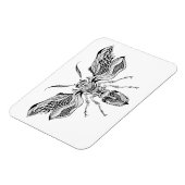 Bee-Wasp Tattoo Magnet (Linke Seite)