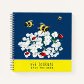 BEE Watching Journal - Bienenzüchter und Retter Notizblock (Vorderseite)