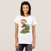 Bee Weihnachtspakete T-Shirt (Vorne ganz)