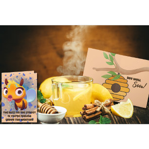 Bee well bald gut werden karte