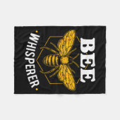 Bee Whisperer - Funny Beekeeng & Beekeeper Fleecedecke (Vorderseite (Horizontal))