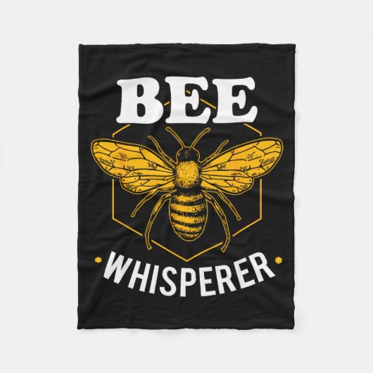 Bee Whisperer - Funny Beekeeng & Beekeeper Fleecedecke (Vorderseite)