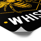 Bee Whisperer - Funny Beekeeng & Beekeeper  Poster (Ecke)