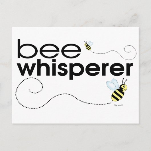 Bee Whisperer Postkarte (Vorderseite)