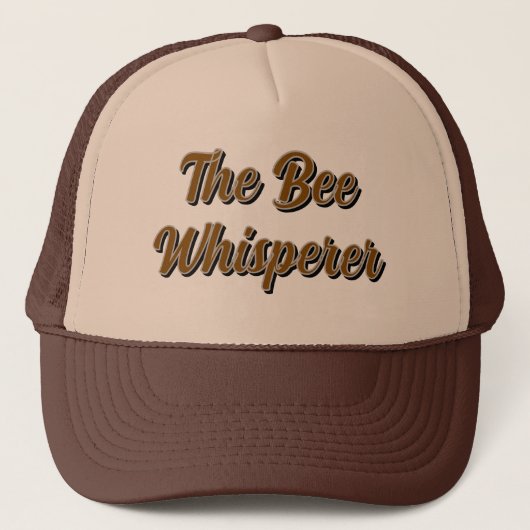 Bee Whisperer Truckerkappe (Vorderseite)
