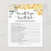 Bee Who kennt das beste Spiel der Braut (Vorderseite)