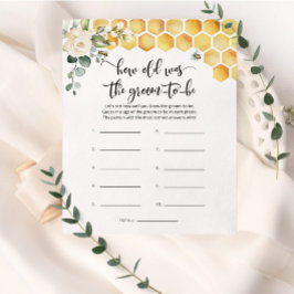 Bee Wie alt war der Bräutigam, Brautparty zu sein