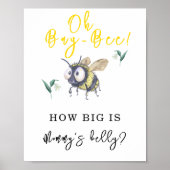 BEE - Wie groß ist Mommys Bauch? Poster (Vorne)