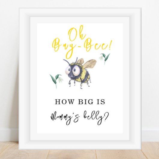 BEE - Wie groß ist Mommys Bauch? Poster