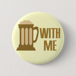 Bee with me button