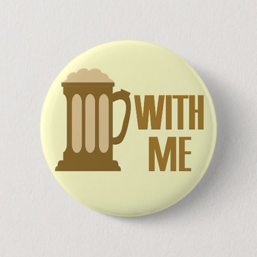 Bee with me button (Vorderseite)