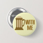Bee with me button (Vorne & Hinten)