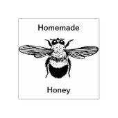 Bee Wood Art Briefmarke Gummistempel (Prägung)