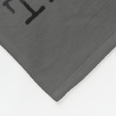 Bee Worker Honey Black Bumblebee Fleecedecke (Ecke)