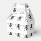 Bee Worker Honey Black Bumblebee Geschenkschachtel (Rückseite)